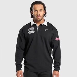 Gymshark Oversized Rugby Polo Shirt